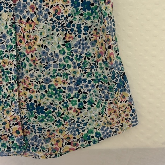 J crew floral blouse 100% cotton size XS - Picture 6 of 11